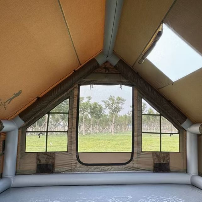 Tente de camping gonflable de luxe