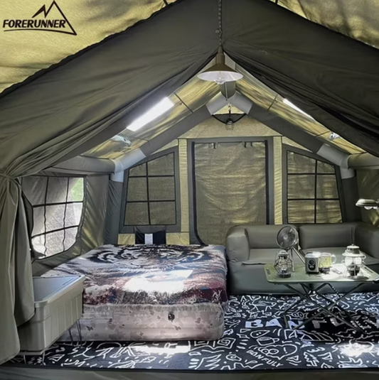 Tente de camping gonflable de luxe